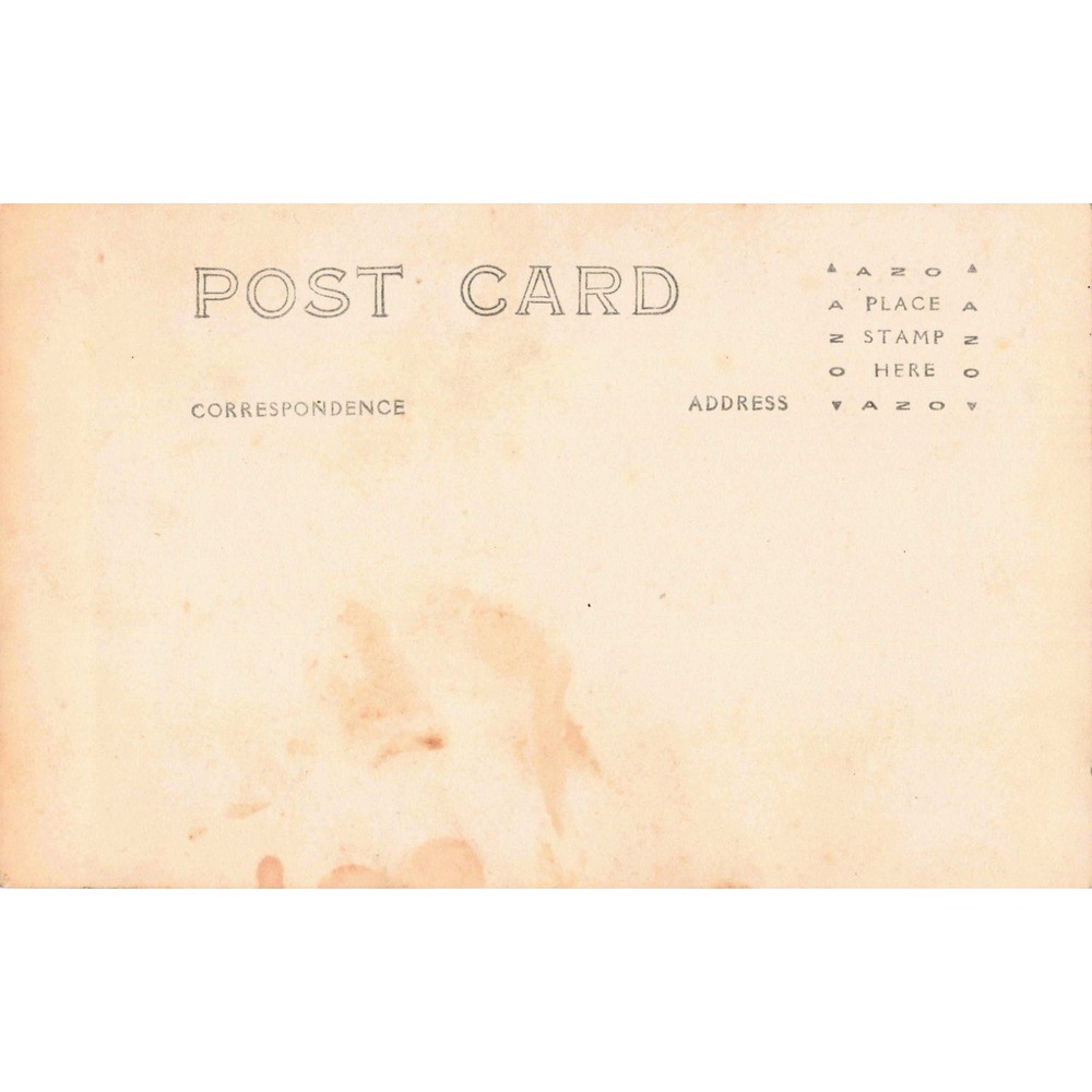 Vintage AZO RPPC Real Photo Postcard Children Boy in Sailor Suit Girl in Dress - Picture 2 of 2